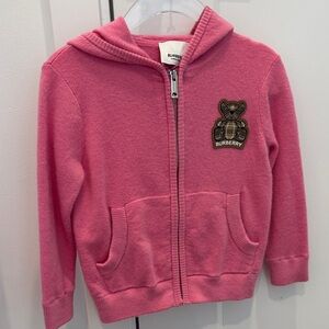 Burberry Kids outfit in Vibrant Pink with Bear Patch
